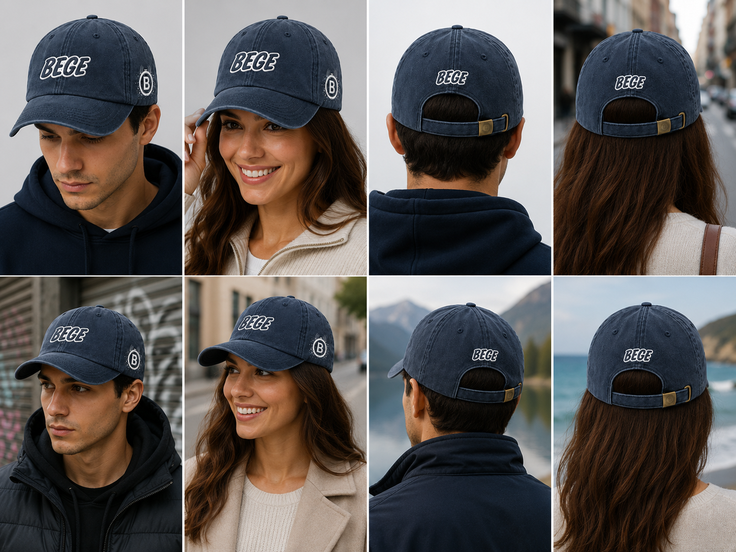 BEGE™ Premium–Vintage Navy Dad Cap